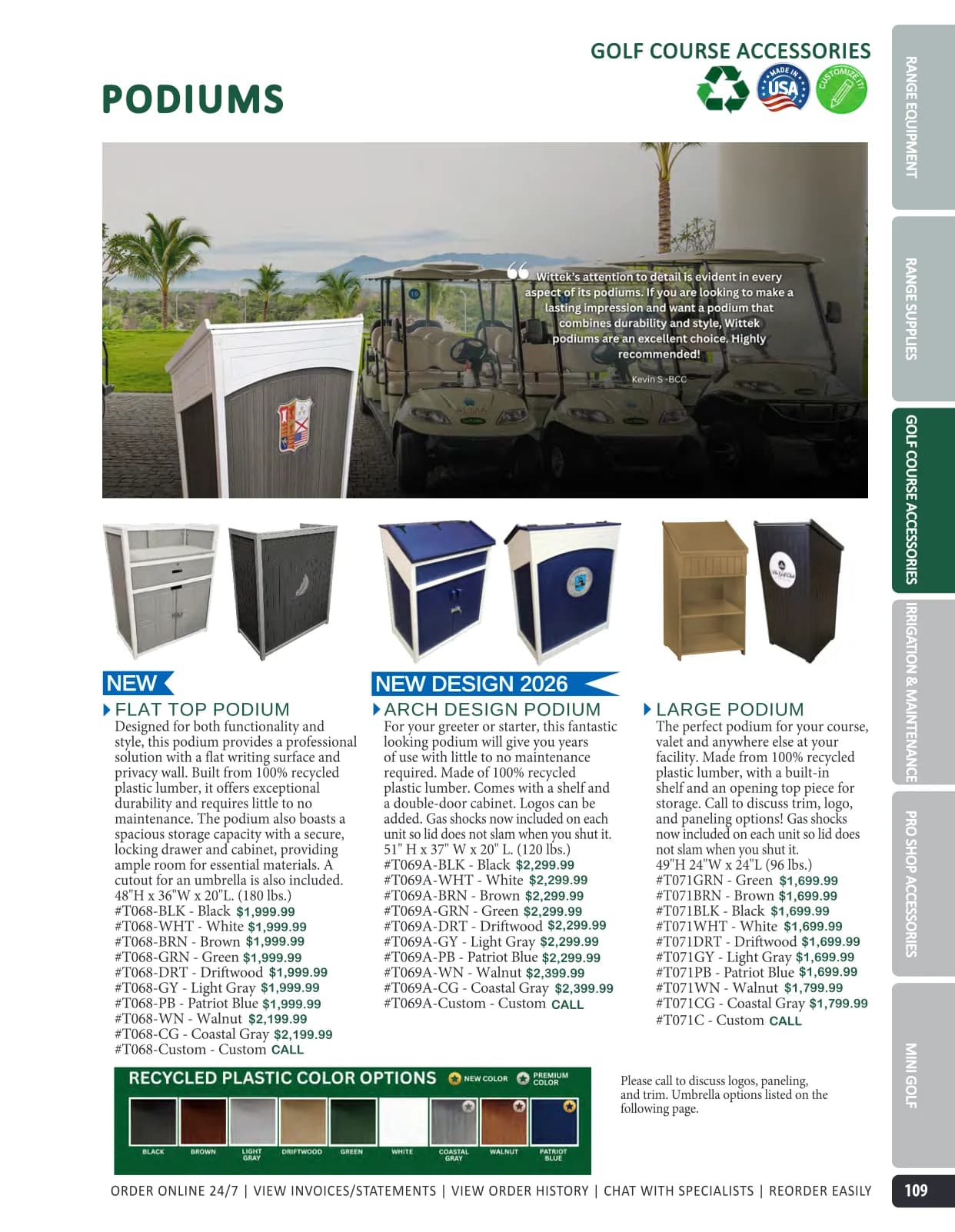 Wittek Golf Supply — Catálogo — Page 111