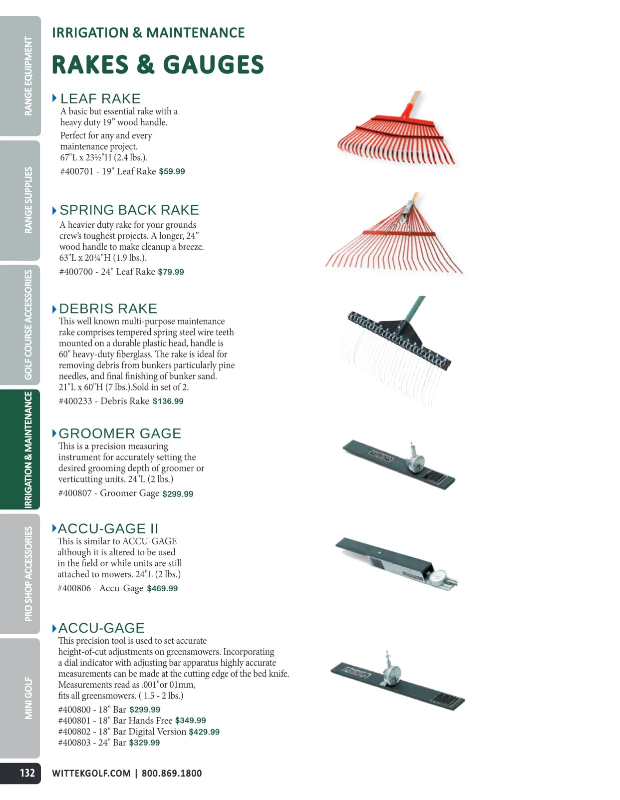 Wittek Golf Supply — Catálogo — Page 134