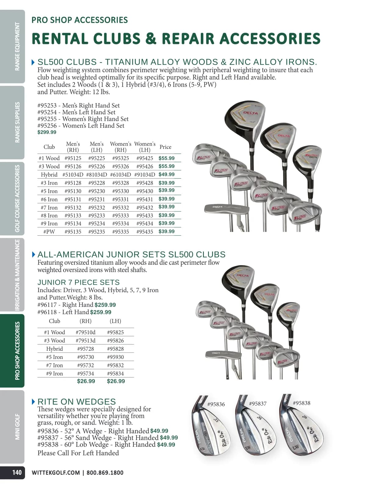 Wittek Golf Supply — Catálogo — Page 142