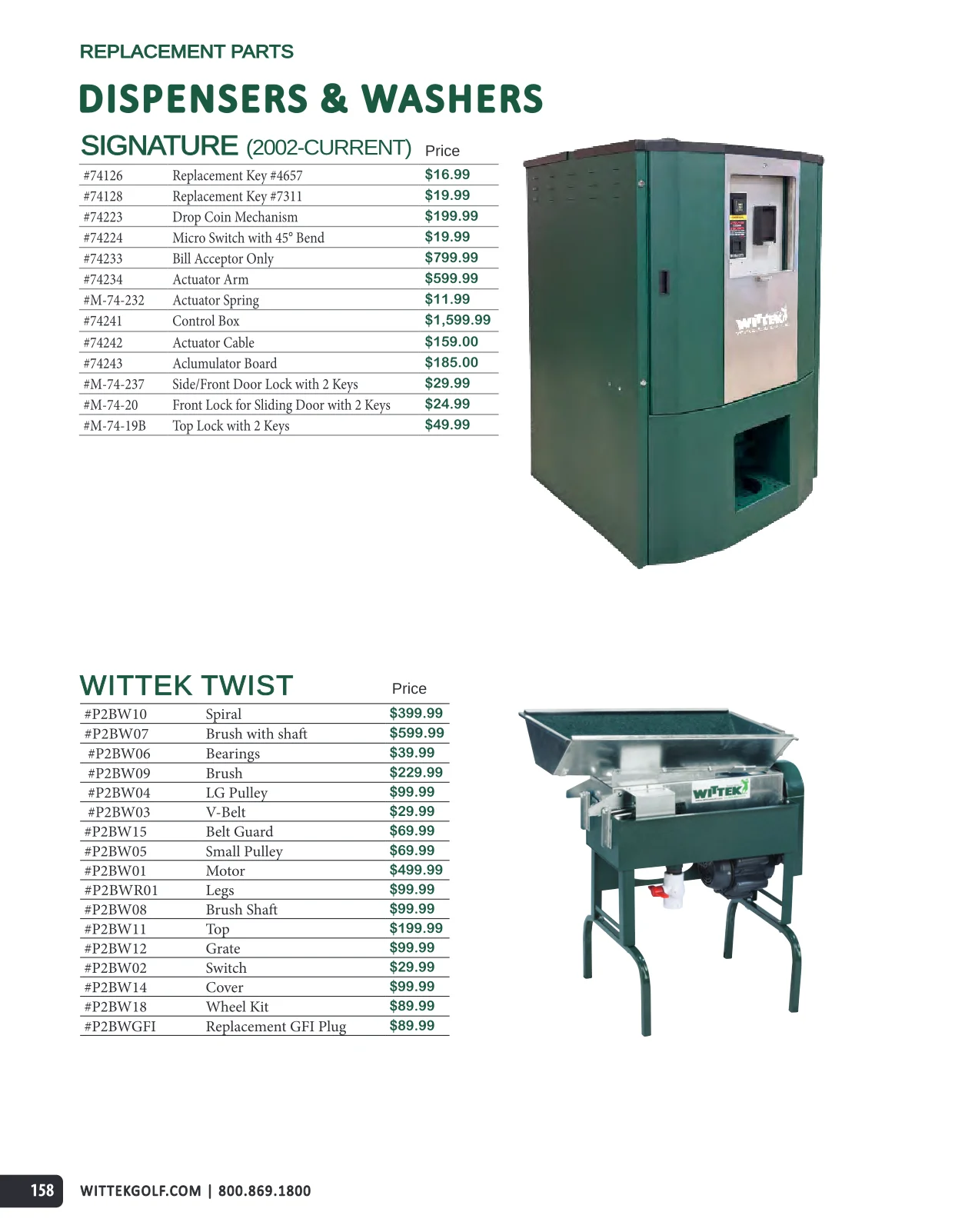 Wittek Golf Supply — Catálogo — Page 160
